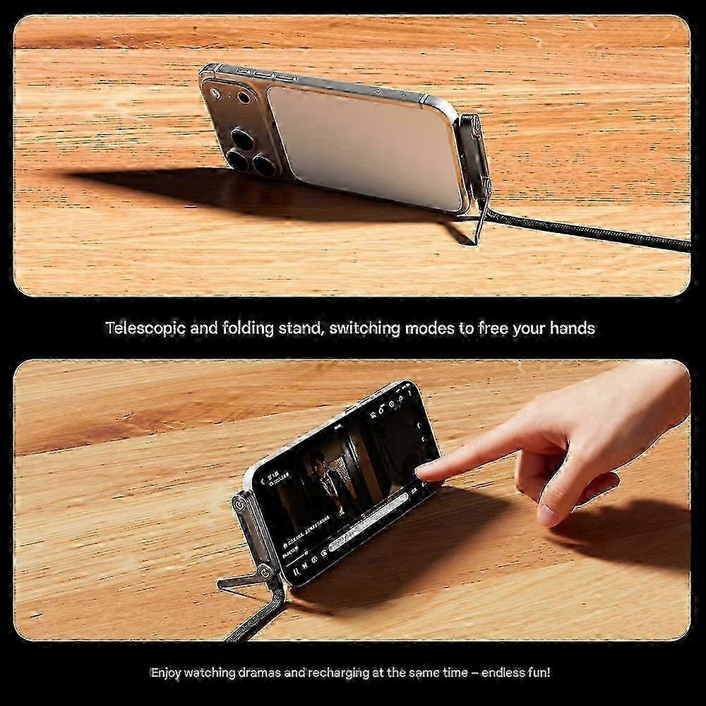 240W USB-C Cable With Integrated Phone Stand