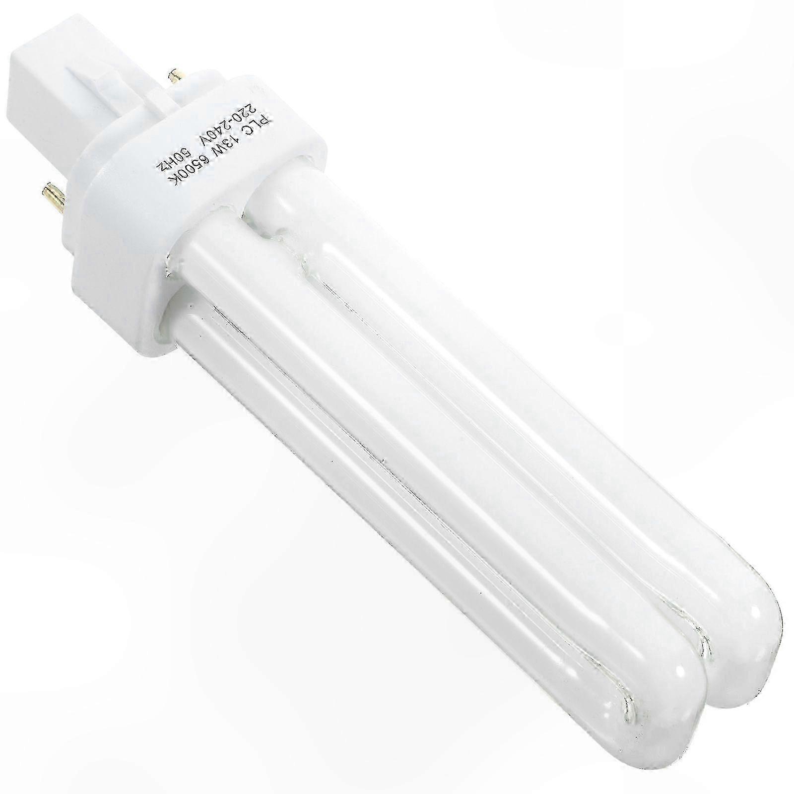 4Pcs Compact Fluorescent Bulb 13W 2-Pin Plug-In Replacement Set