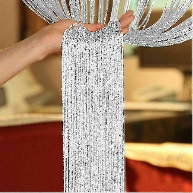 Stylish Glitter String Door Curtain Room Dividers Beaded Fly