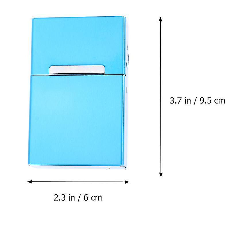 Automatic Clamshell Cigarette Case Large Capacity Magnetic Aluminum Cigarette Case ( )