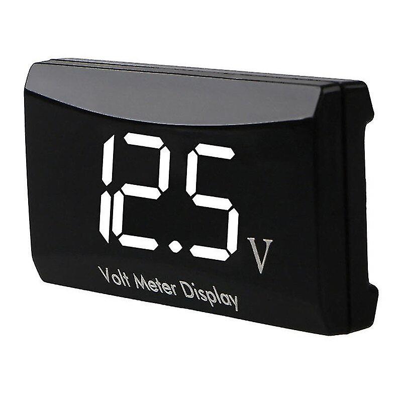 Convet Portable Display Digital Led High Volta Volt Gau Voltmeter Car Cycle Panel Meter#289979