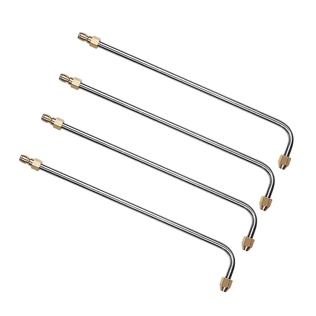 4x Pressure Washer Lance Spray Wand Angled Lance Extension 3600psi 90 Degree