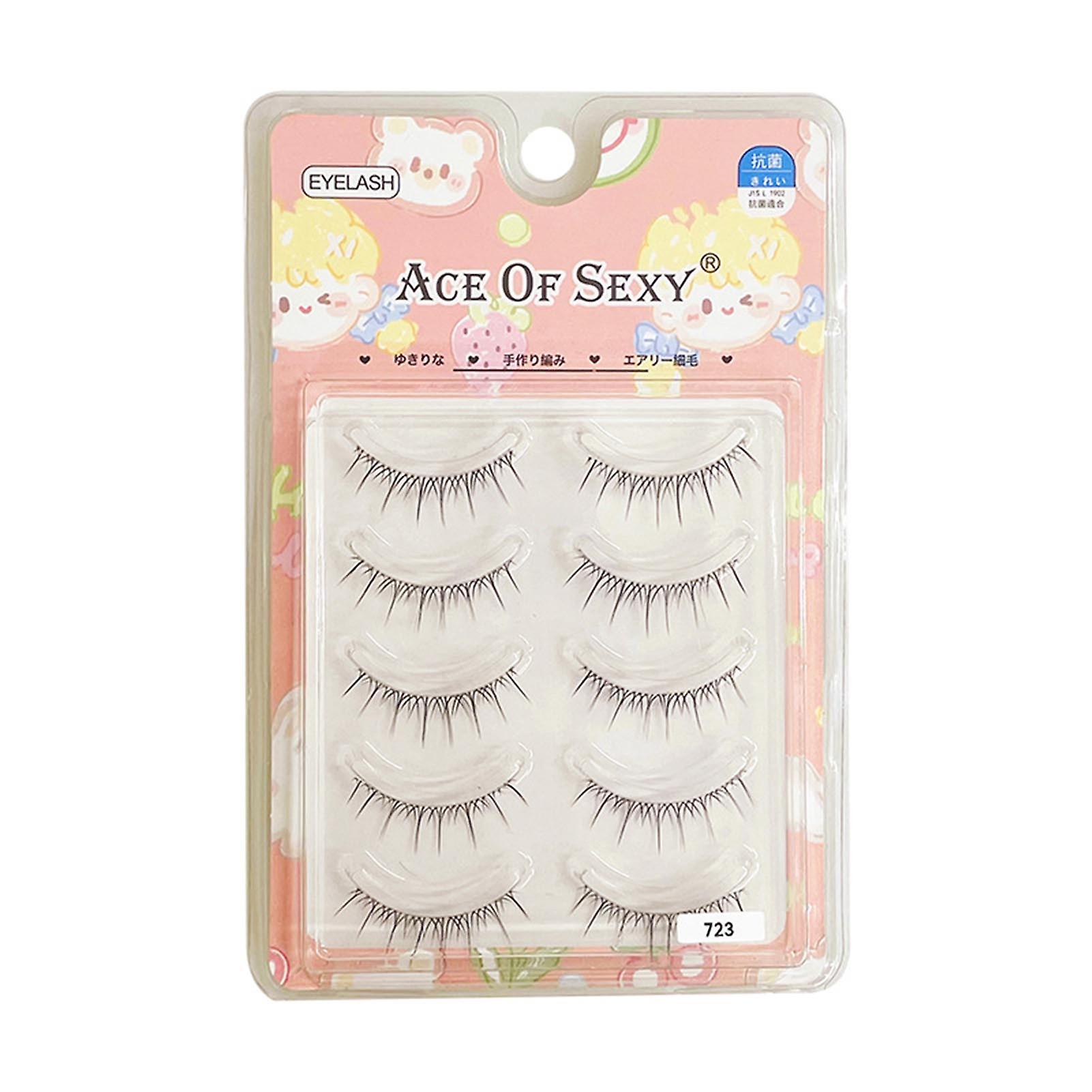 Makeup Curling False Eyelashes Lightweight And Slender False Eyelashes
