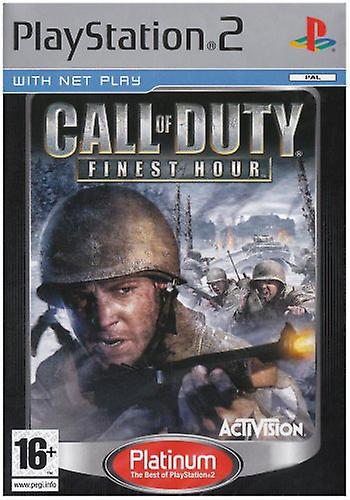 Call of Duty Finest Hour Platinum (PS2) - PAL - New & Sealed