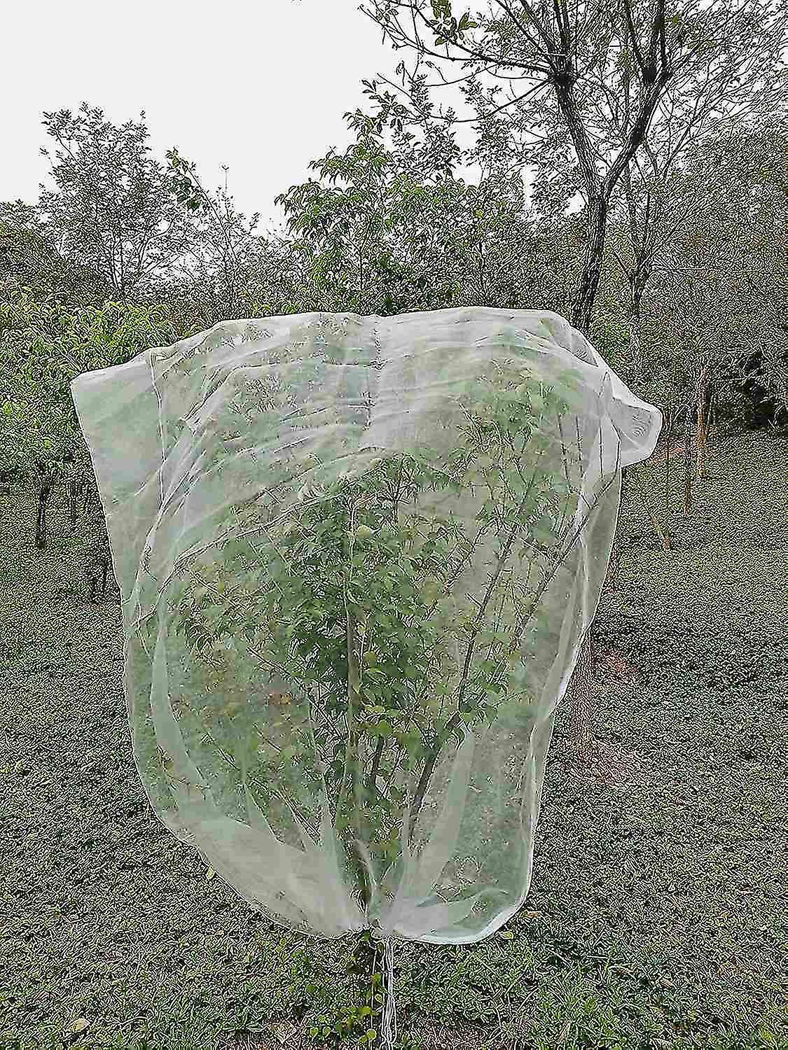 2 Pack Fruit Tree Netting 1m*1.5m, Fine Mesh Insect Netting With Drawstring (d-583-a)