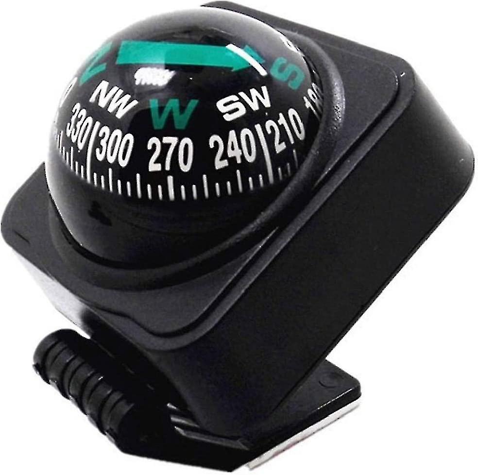 Car Dashboard Compass Mini Ball Dash Mount Navigation Outdoor Accessory