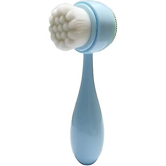 1pcs cepillo facial cepillo de limpieza facial de doble lado con cerdas suaves