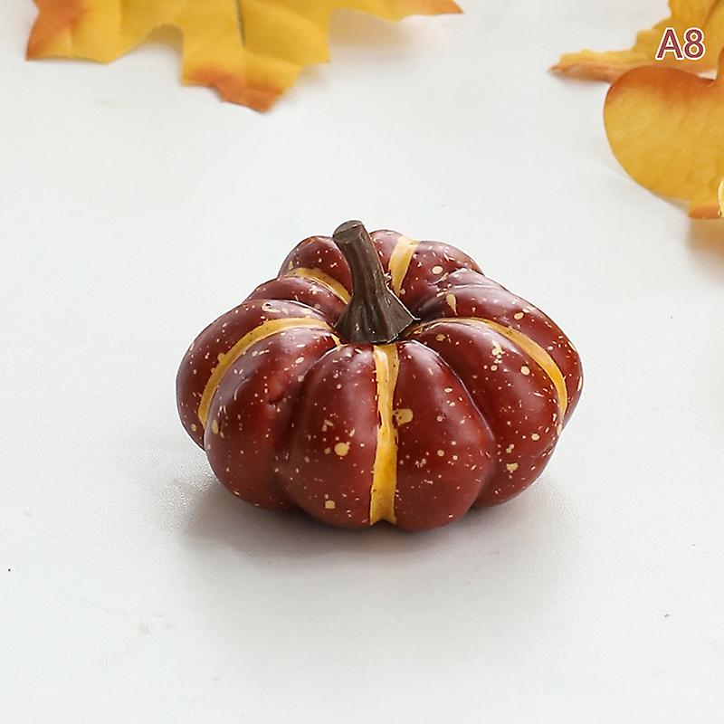 Mini Artificial Halloween Pumpkin Decor Simulation Vegetable Diy Craft Halloween