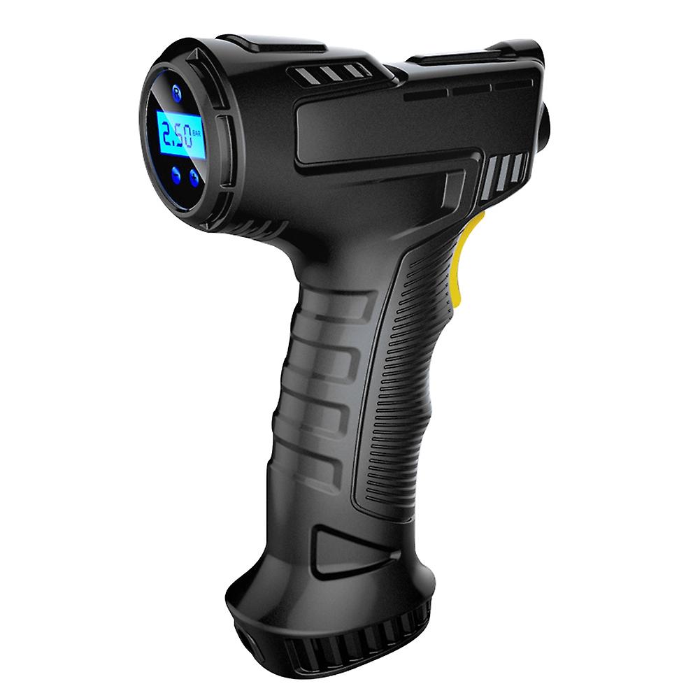 120W Wireless Car Air Compressor Handheld USB Rechargeable Tire Inflator Digital Display Inflatable 
