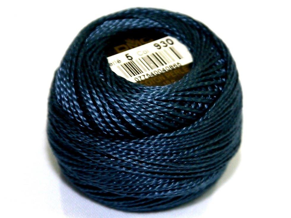 DMC 5 号棉 Perle 线 45m 930 - 每 10 克球