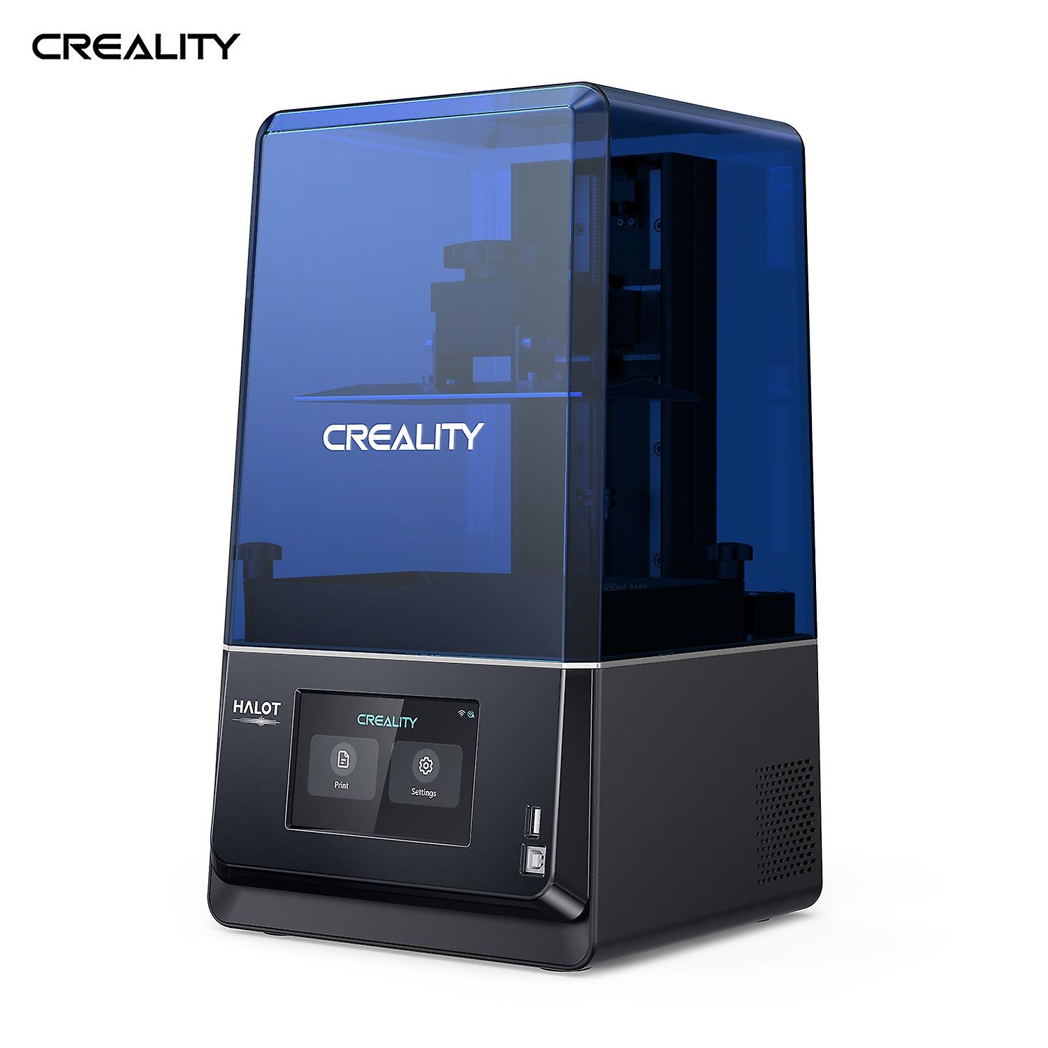 Creality HALOT-ONE PLUS طابعة 3D من الراتنج 172x102x160mm حجم الطباعة راؤول خطي مزدوج مع 4K أحادي