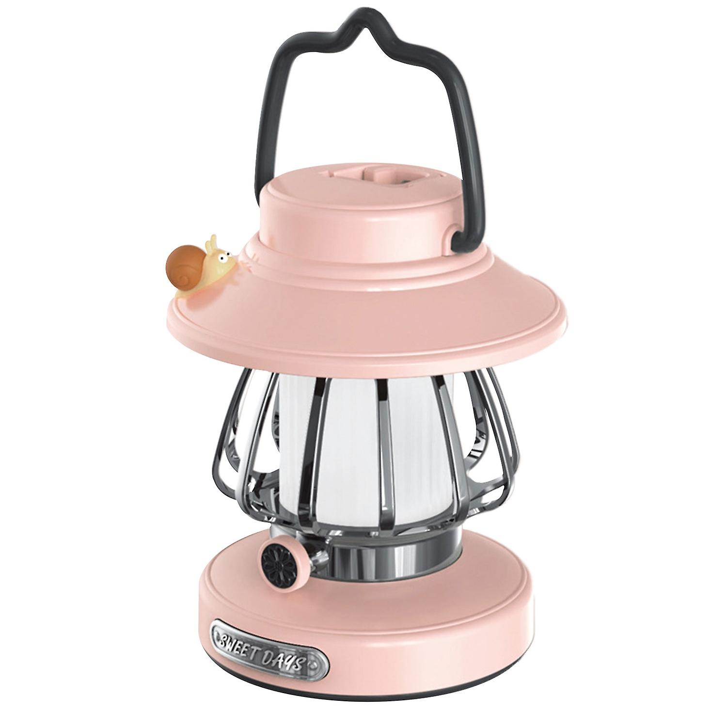 Vintage Camping Lantern - Portable USB Rechargeable Night Light