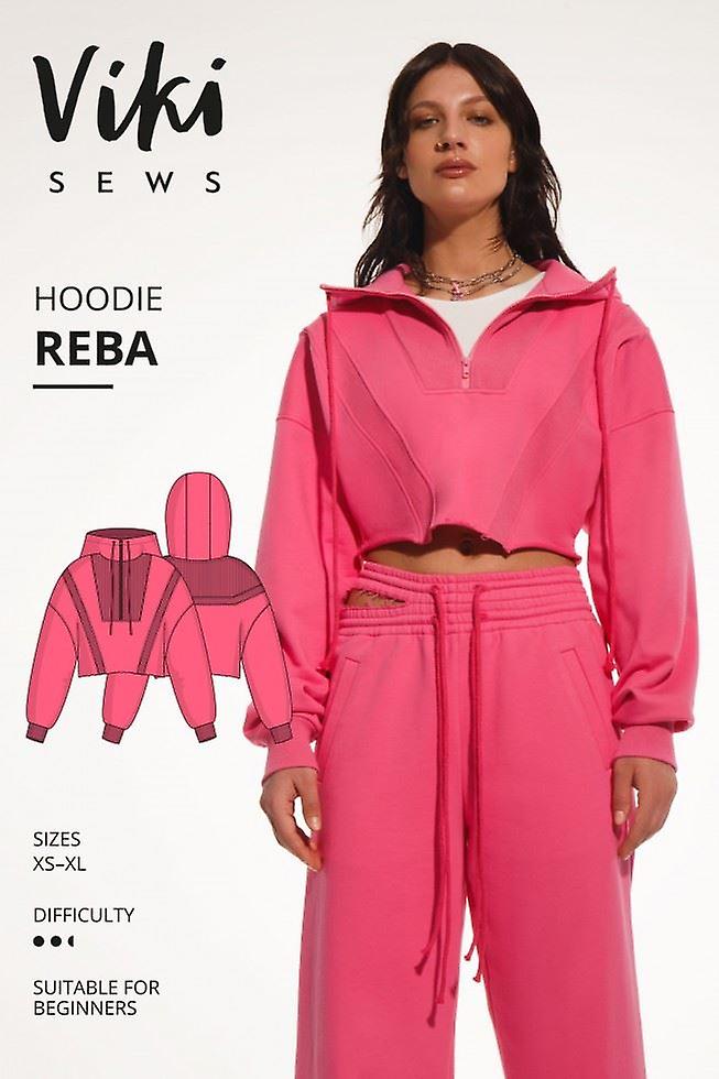 Vikisews 纸质缝纫图案 Reba 连帽衫