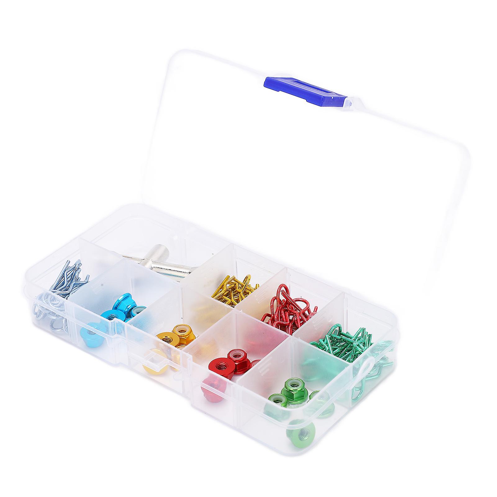 Universal RC Body Clips Pins M4 Nut Set Easy to Disassemble and Install Car Body Shell Replacement Parts