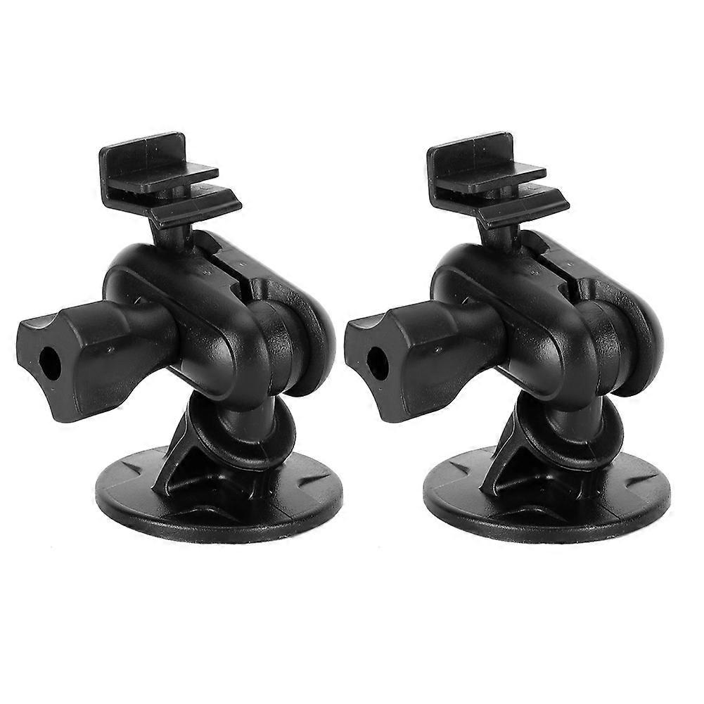 2pcs Portable Dash Camera Mount Bracket Dashboard Recorder Universal Suction Cup 360 Degree AdjustableF Heads