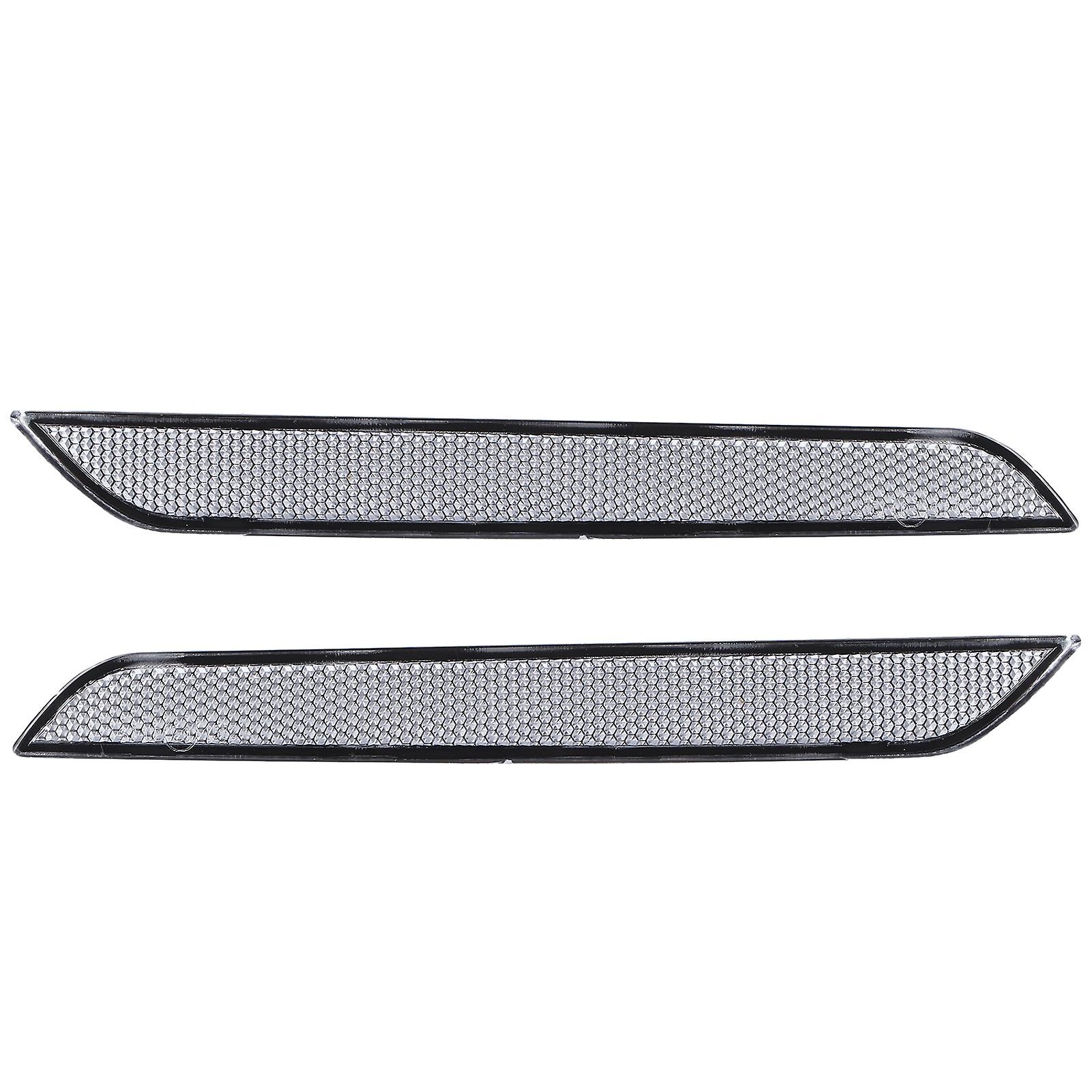 Side marker light for E71 X6 - 2Pcs white bumper reflector lamp