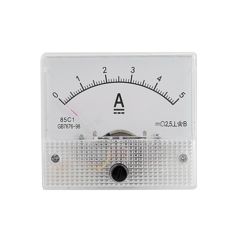 DC 0-5A Analog Voltmeter DC 85C1 Current Voltage Accuracy 2.5 Voltage Analog Voltmeter Panel