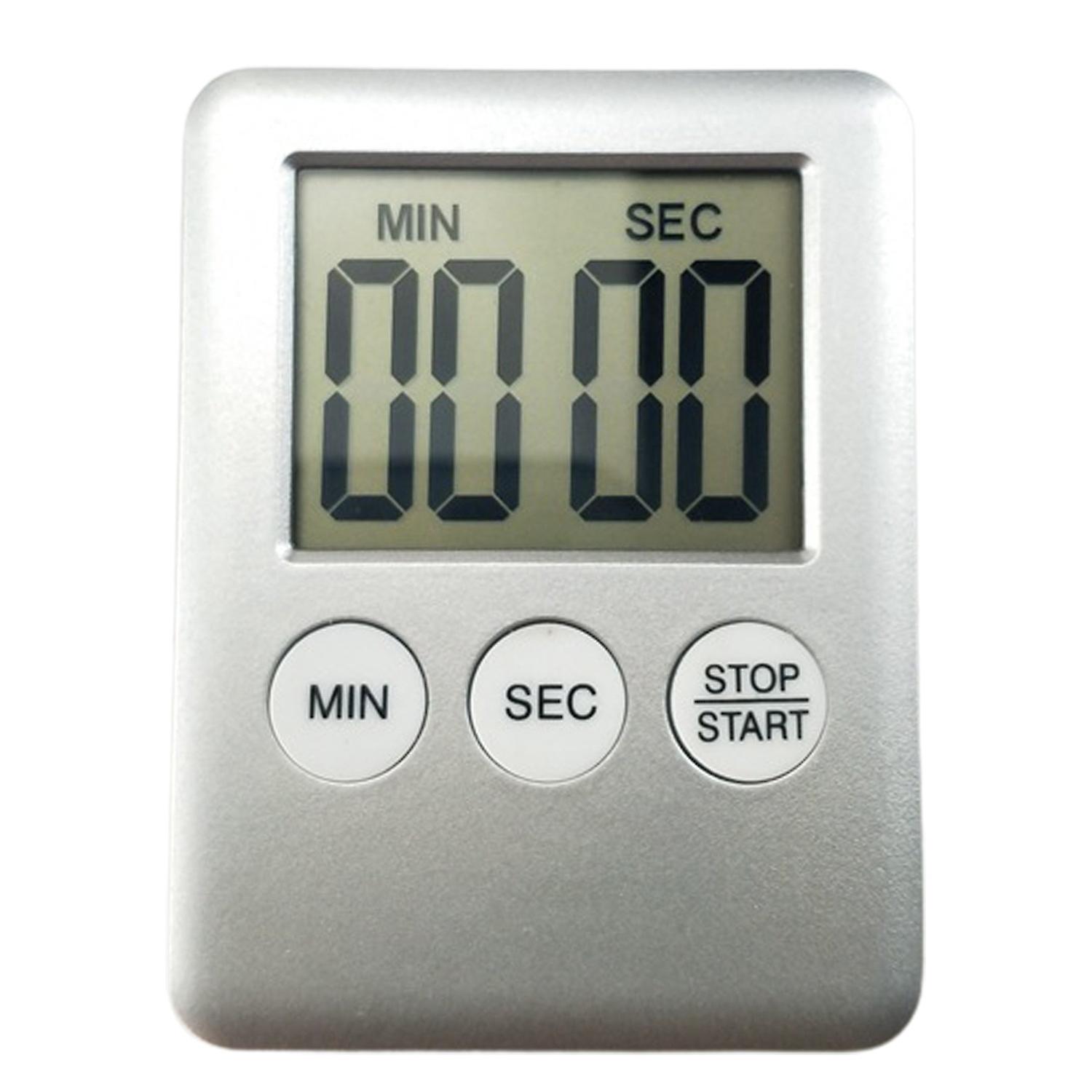 BoSaiD Cooking Timer Practical Smooth Surface ABS LCD Screen Magnetic Baking Reminder for Kitchen