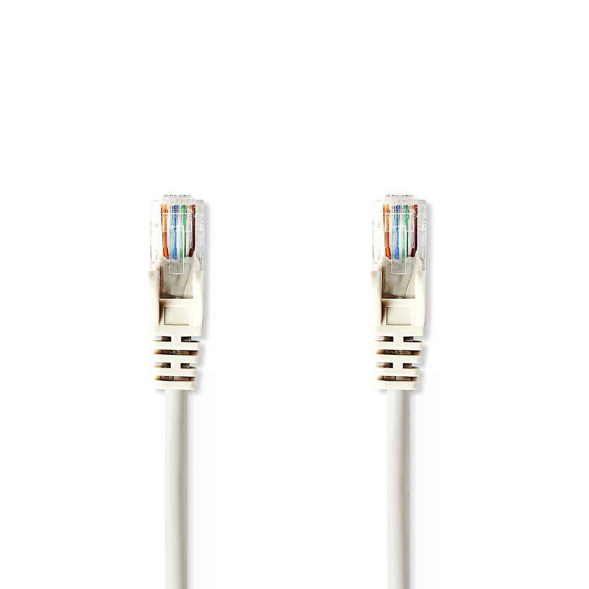 CAT5e Network Cable | U/UTP | RJ45 male | RJ45 male | 5.00 m | Round | PVC | Grey | Envelope