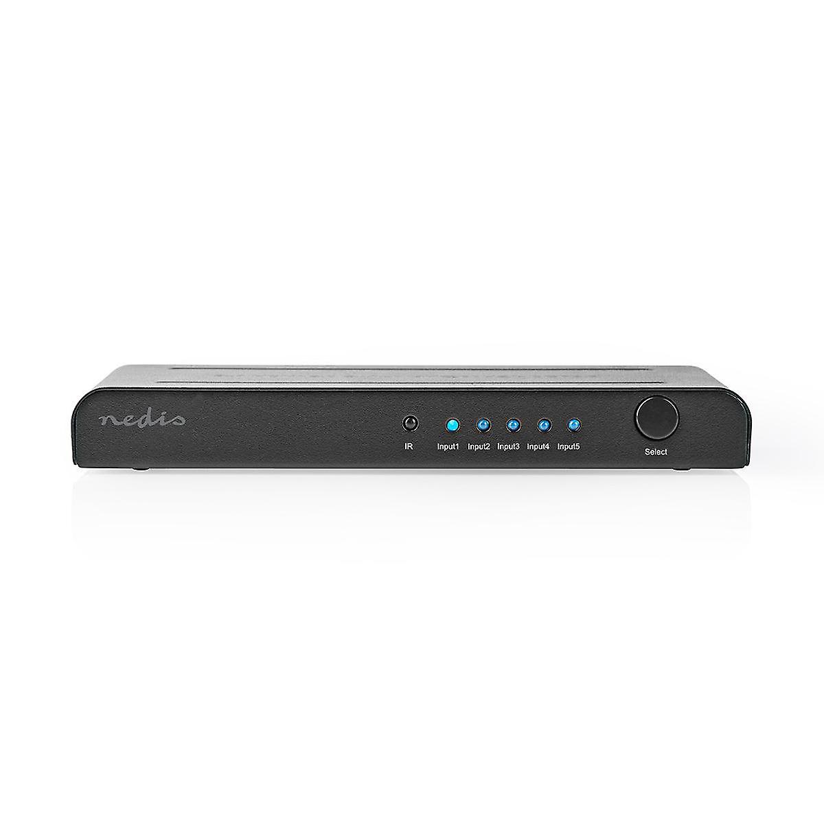 ™ HDMI Switch | 5-Port port(s) | 5x HDMI™ Input | 1x HDMI™ output | 4K@60Hz | 18 Gbps | Remote
