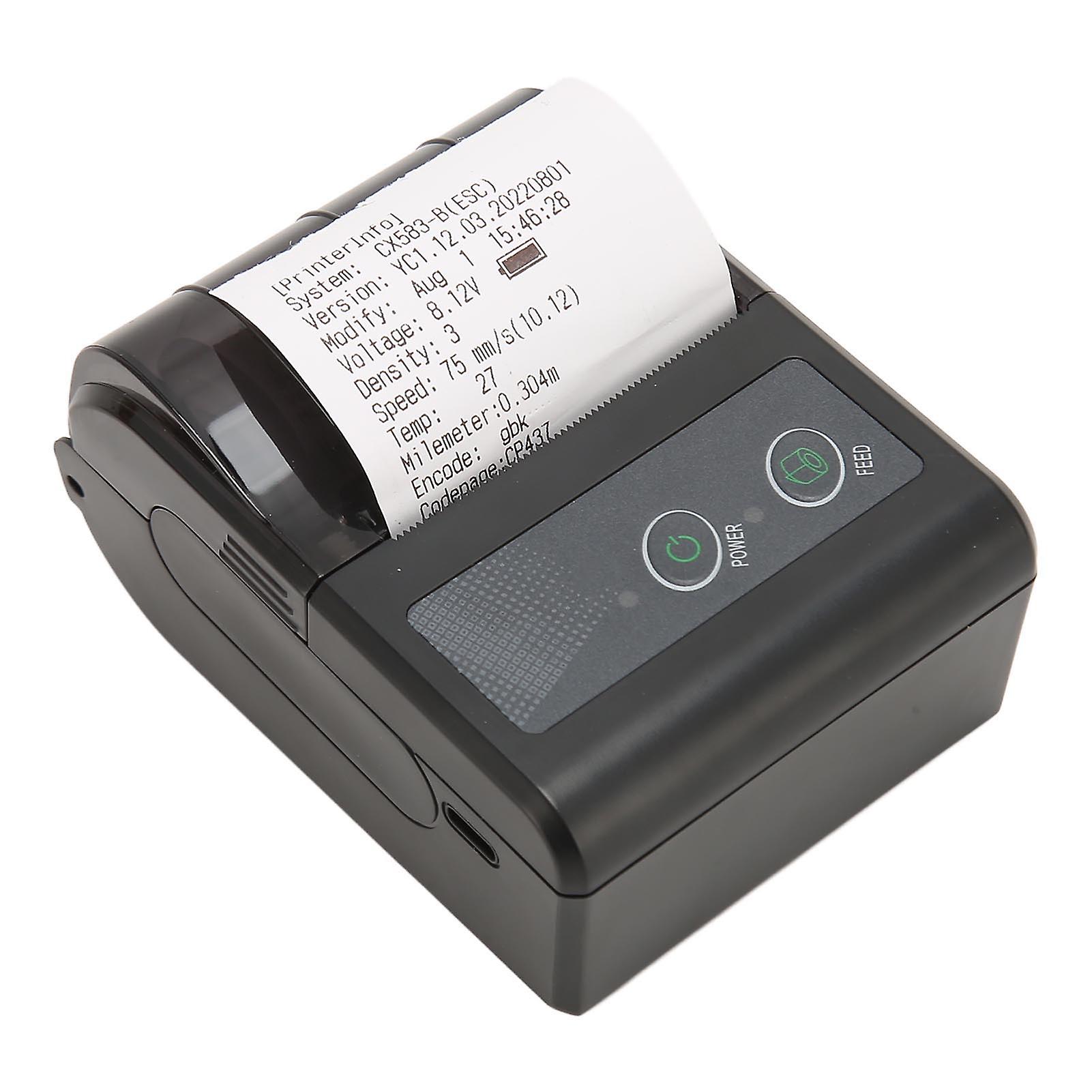 Bluetooth Mini Thermal Receipt Printer MPT II 58mm 1500mAh Battery