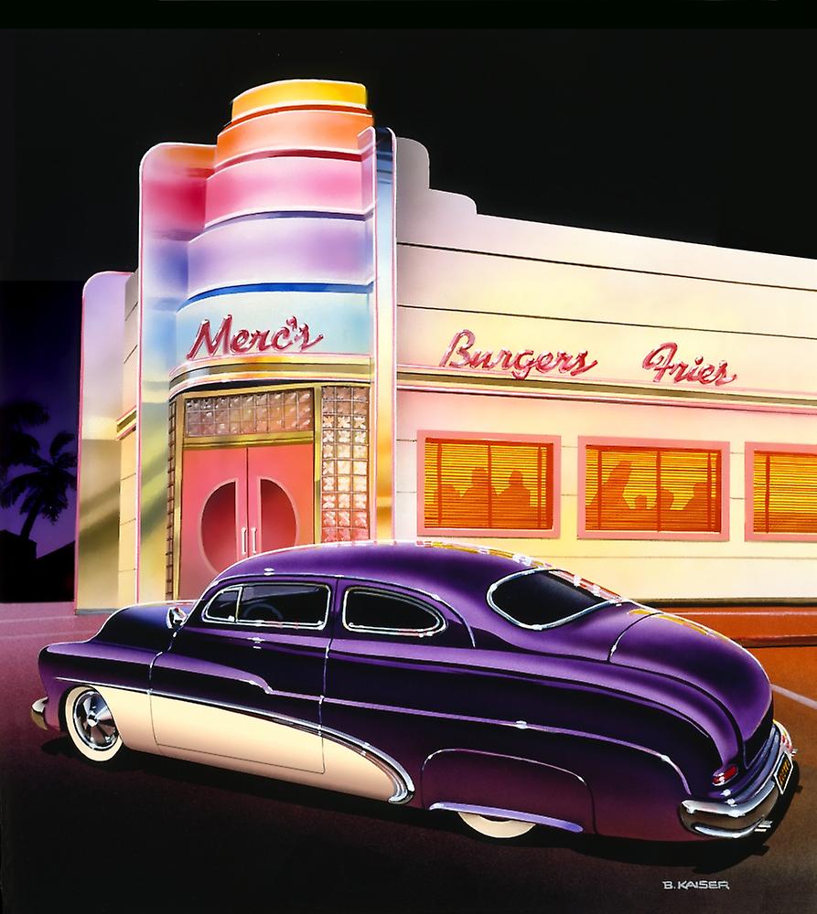 Mercs Burgers Poster