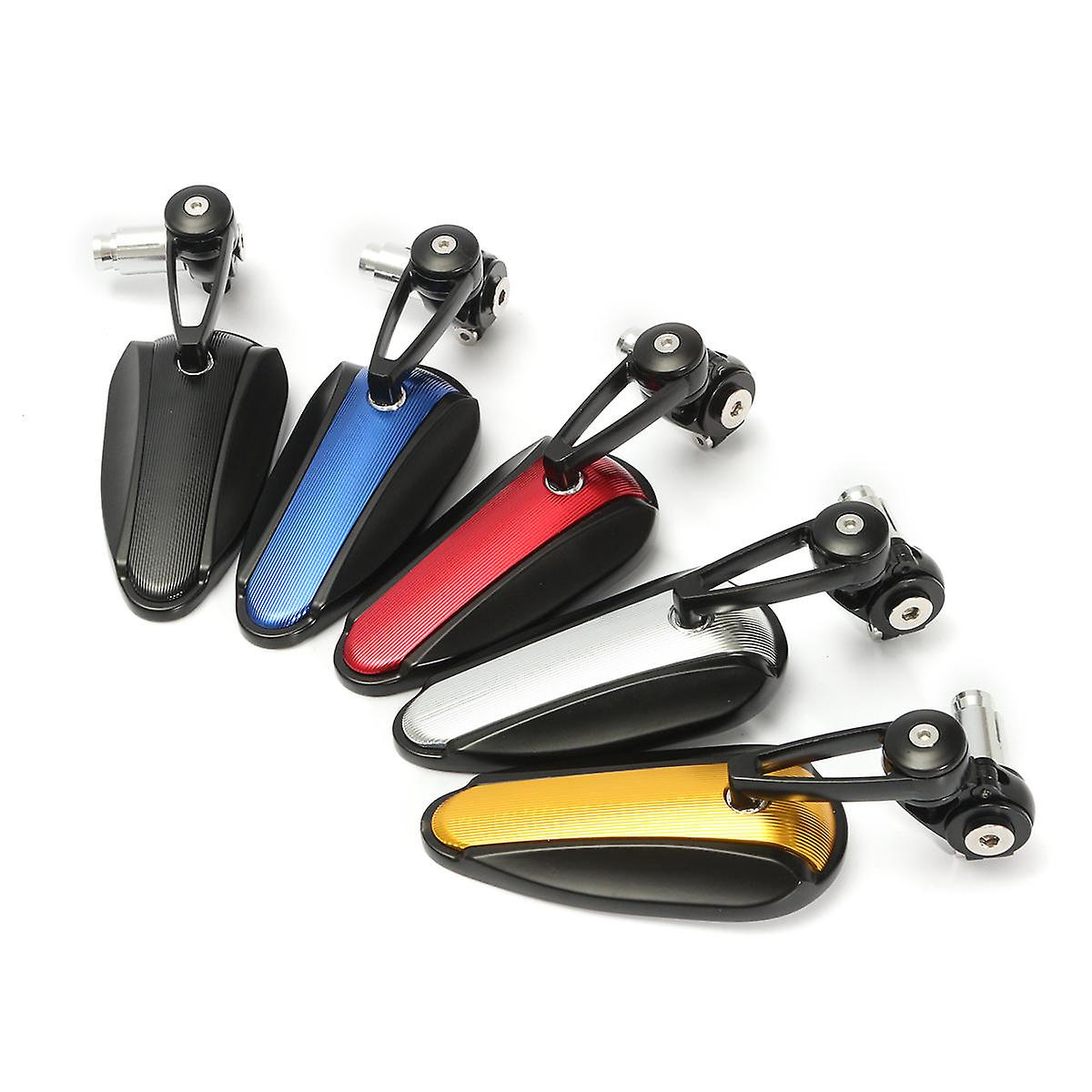7/8 Inch Handlebar End Rear View Side Mirrors Cnc Aluminum For Motorcycle Bike
