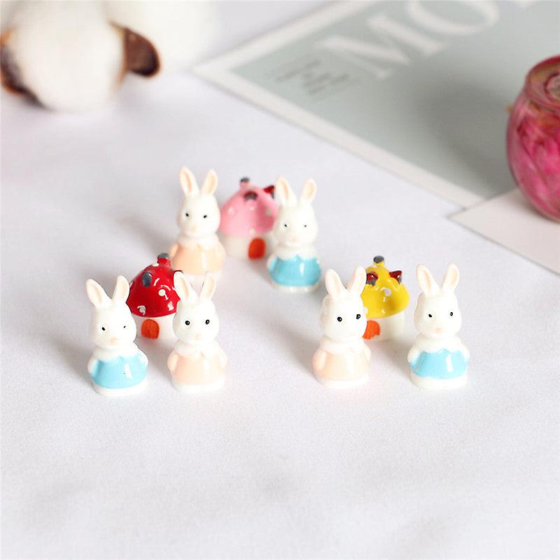 Miniature Furniture Toy Dolls House Diy Decoration Accessories Mini Cartoon Creative Bunny Mushroom House