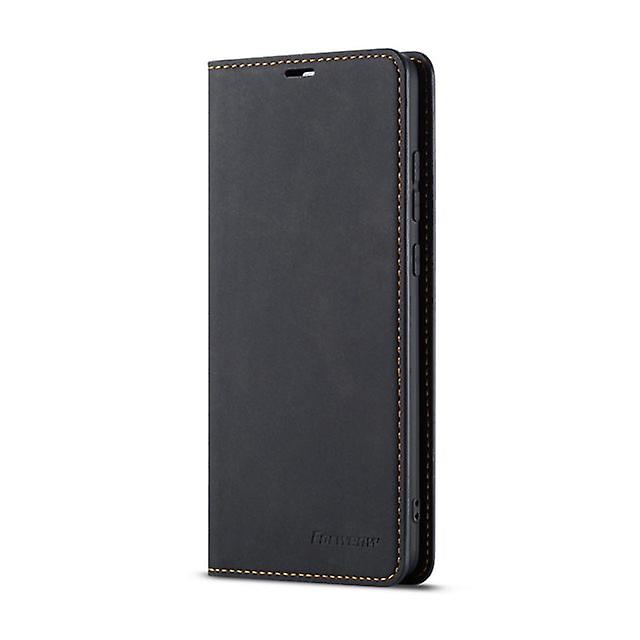 Huawei P30 Pro Magnetic Leather Case Cover - Black