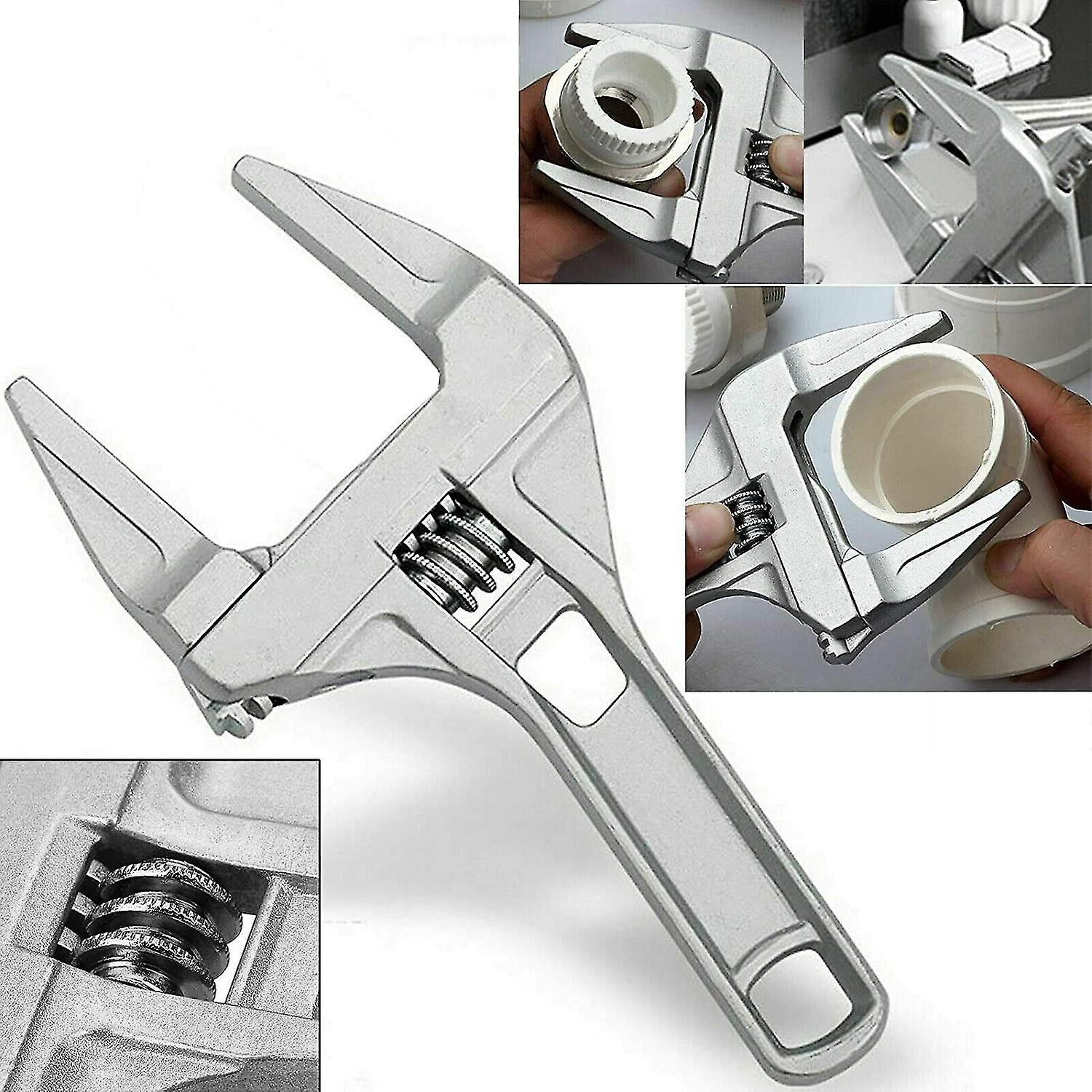 Wide & Large Adjustable Spanner Hand Wrench