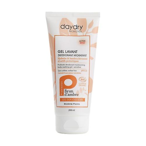 Moisturizing deodorant cleansing gel Amber brown 200 ml of gel