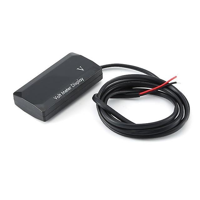 Mini Led Display Digital Voltmeter Panel Volt Voltage Meter Tester Reverse Connection Protection 12v For Car Motorcycle