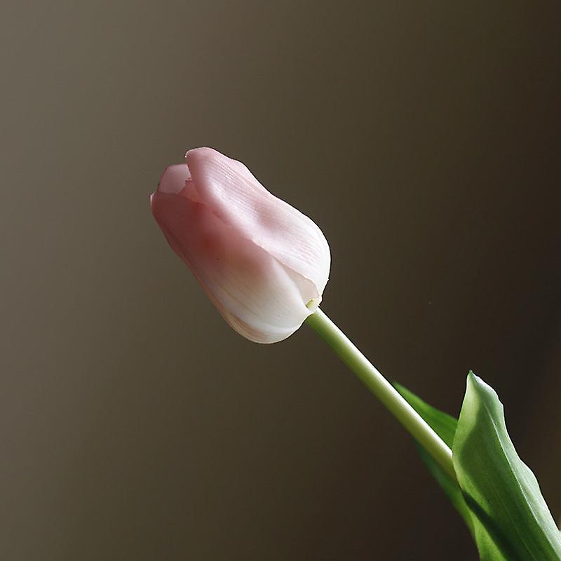 5Pcs Pe Feel Tulip Artificial Flowers Desktop Simulation Flower