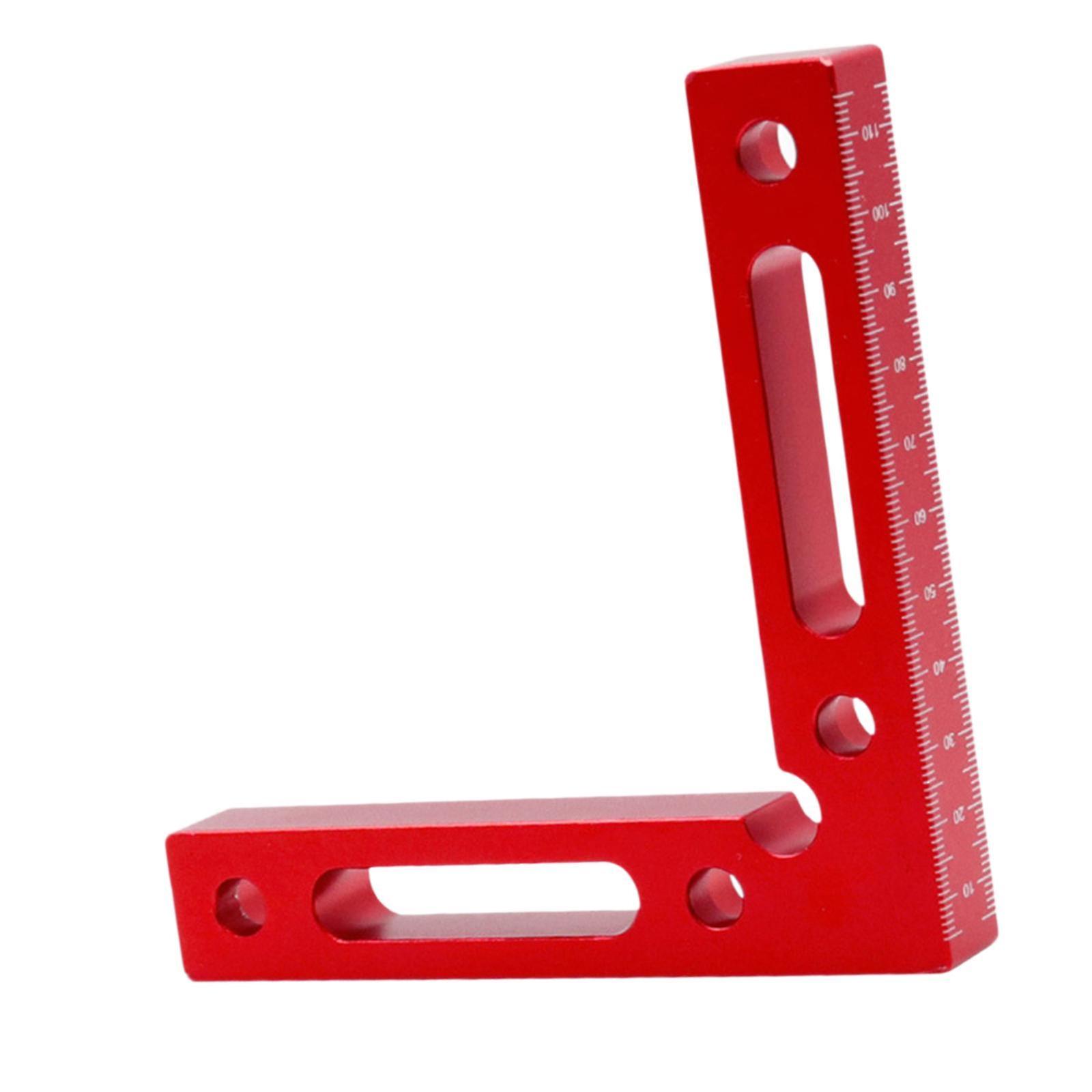 90 Degree Positioning Square Clear Scale Easy to Use Right Angle Fixing Clip