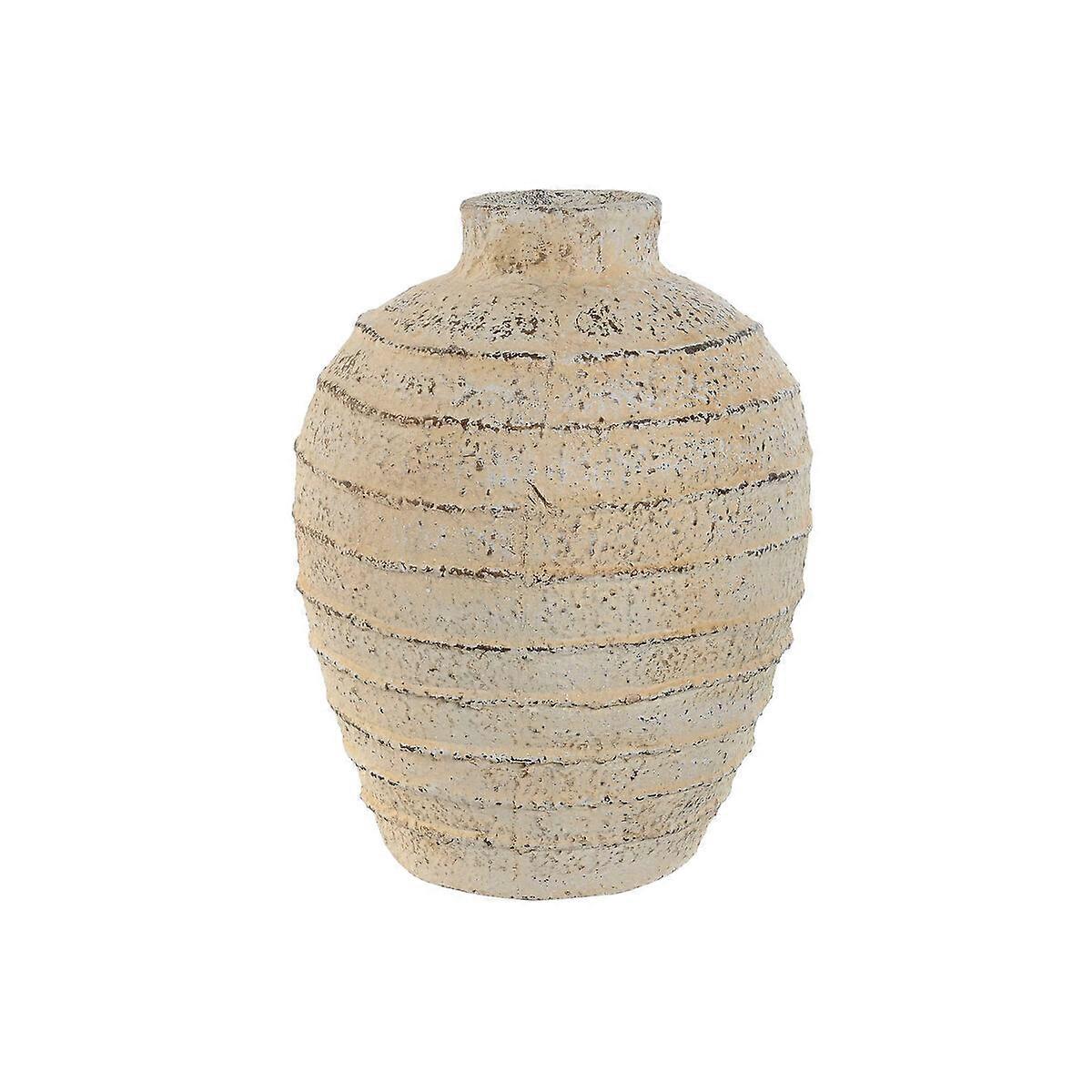 Vase Home ESPRIT White Magnesium 32 x 32 x 41 cm