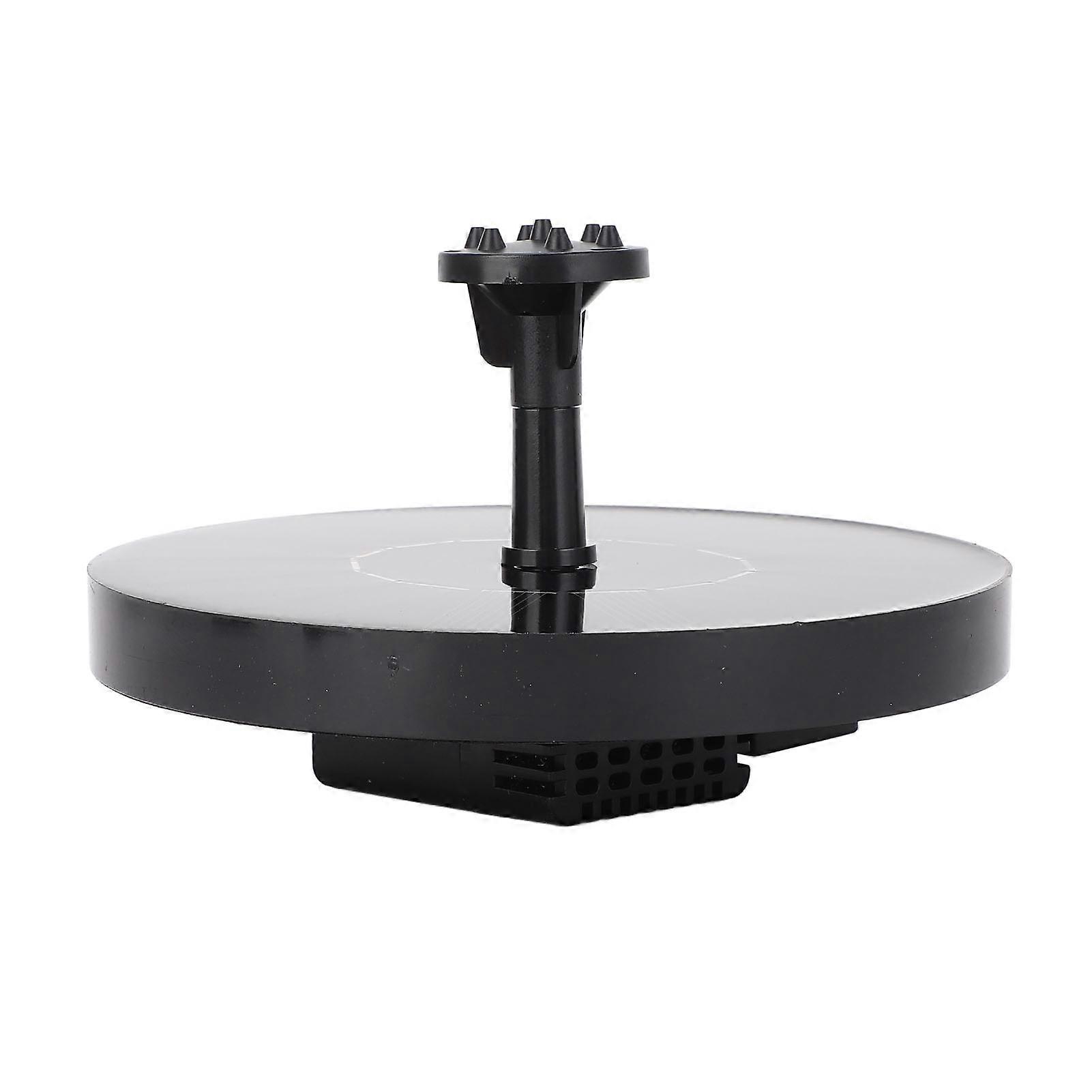 Solar Fountain Low Noise Multi Nozzles Waterproof Floating Fountain for Bird Bath Pond Fish Tank Pool 6V