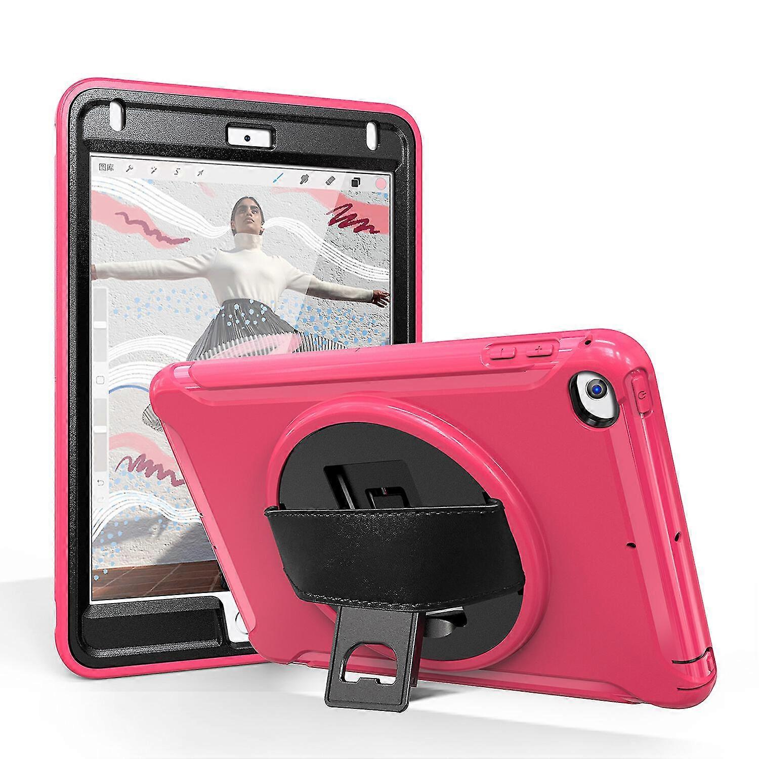  High Quality Case For Ipad Mini 4/5 With Hand Strap, Adjustable Stand, Camera Protection Cover, Kid Friendly