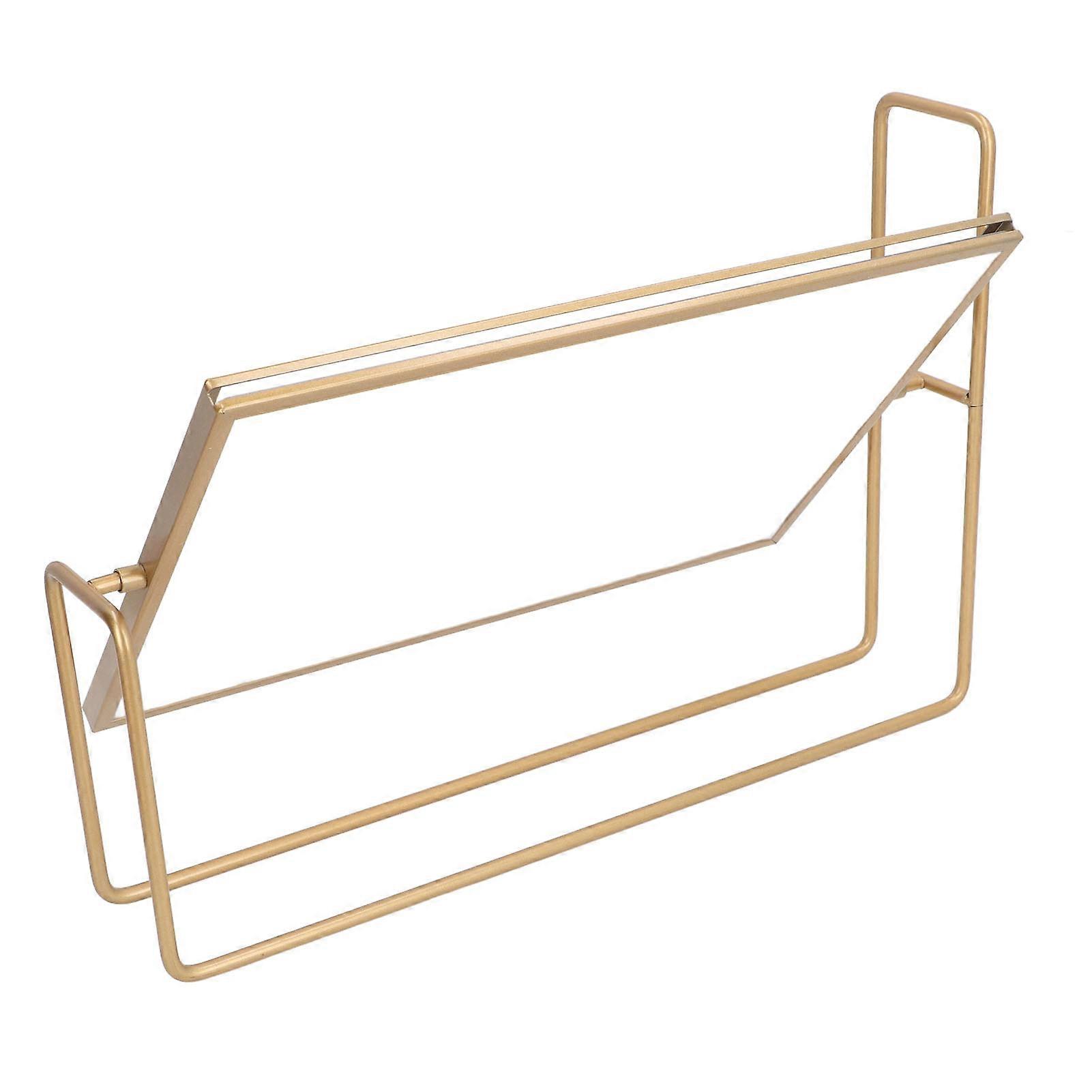 Kultainen kelluva kuvakehysrauta ja PET-monitoiminen 360 asteen kierto seisova kelluva kuvakehys