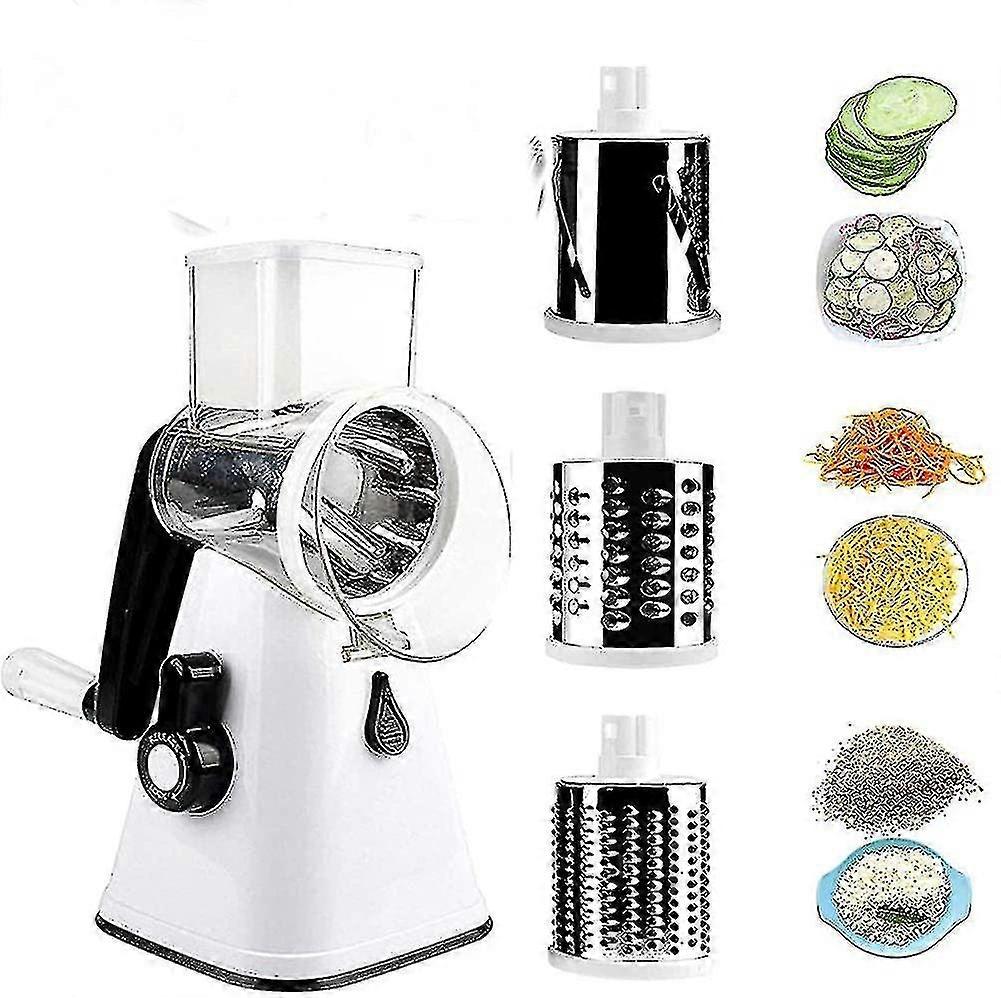 Multifunctional Vegetable And Fruit Cutting Machine, Rotating Drum Cheese