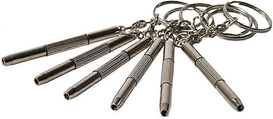 6 Piece Multifunctional Glasses Screwdriver Mini Hand Tool 3 in 1 Gla