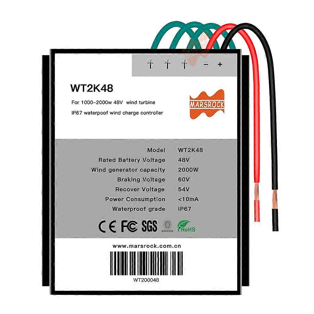 1500w 2000w48v Wind Turbine Generator Charge Controller Ip67 Windmill Regulartor Use For 600w 800w 1000w 1500w Home Wind Turbine