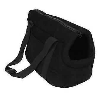 Small Pet Carrier Breathable Soft Adjustable Strap Cat Puppy Carrying Bag for Shopping Walking TravelL