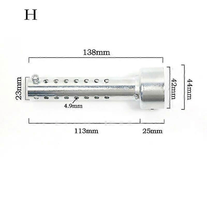 unique pipeUniversal Motorcycle Muffler DB Killer Motobike Adjustable Noise Sound Eliminator Stainless Stee for BMW K1200S K1300