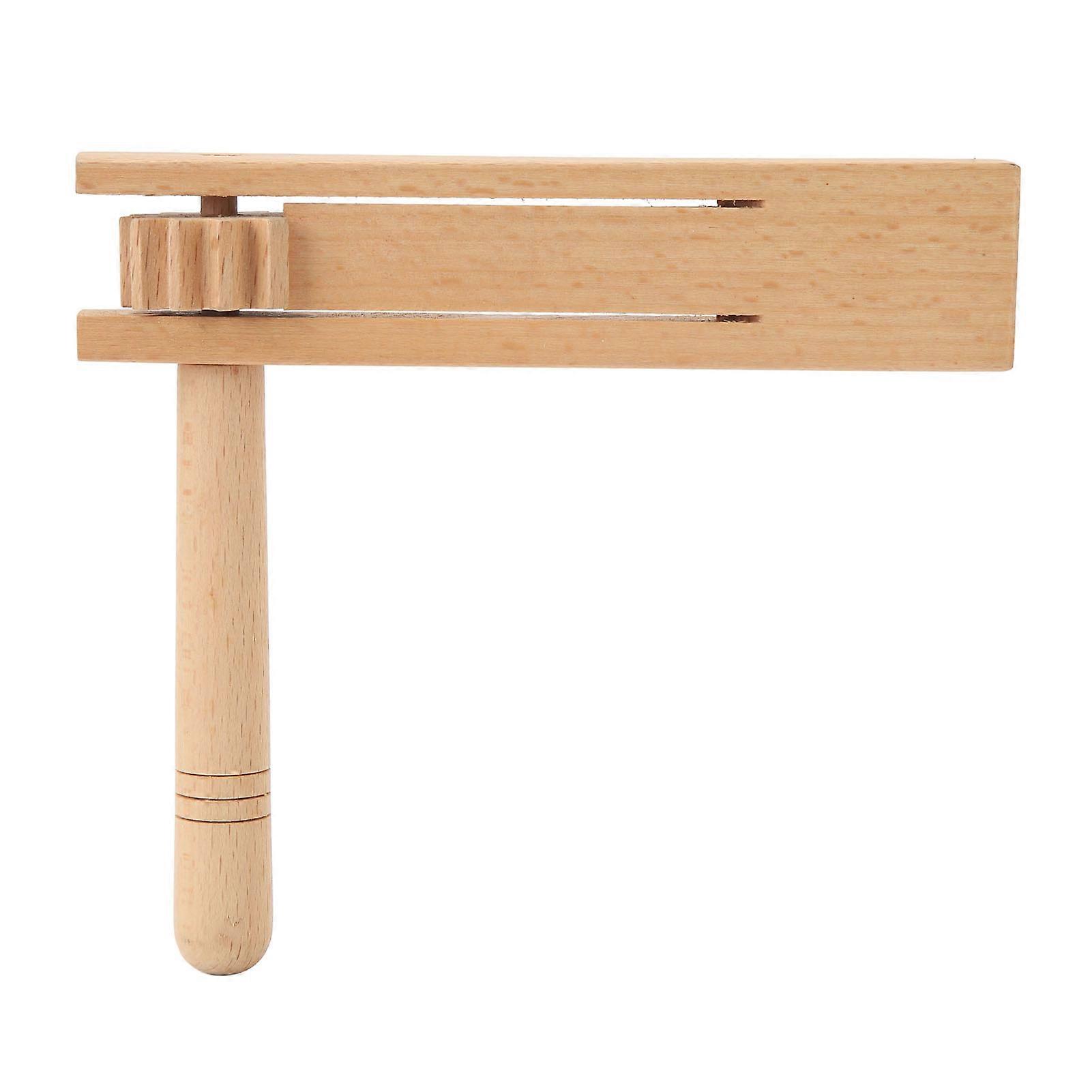 Wooden Ratchet Noise Maker Orff Hand Noisemaker Rattle Instrument Toy For Sporting Events Games Celebrations