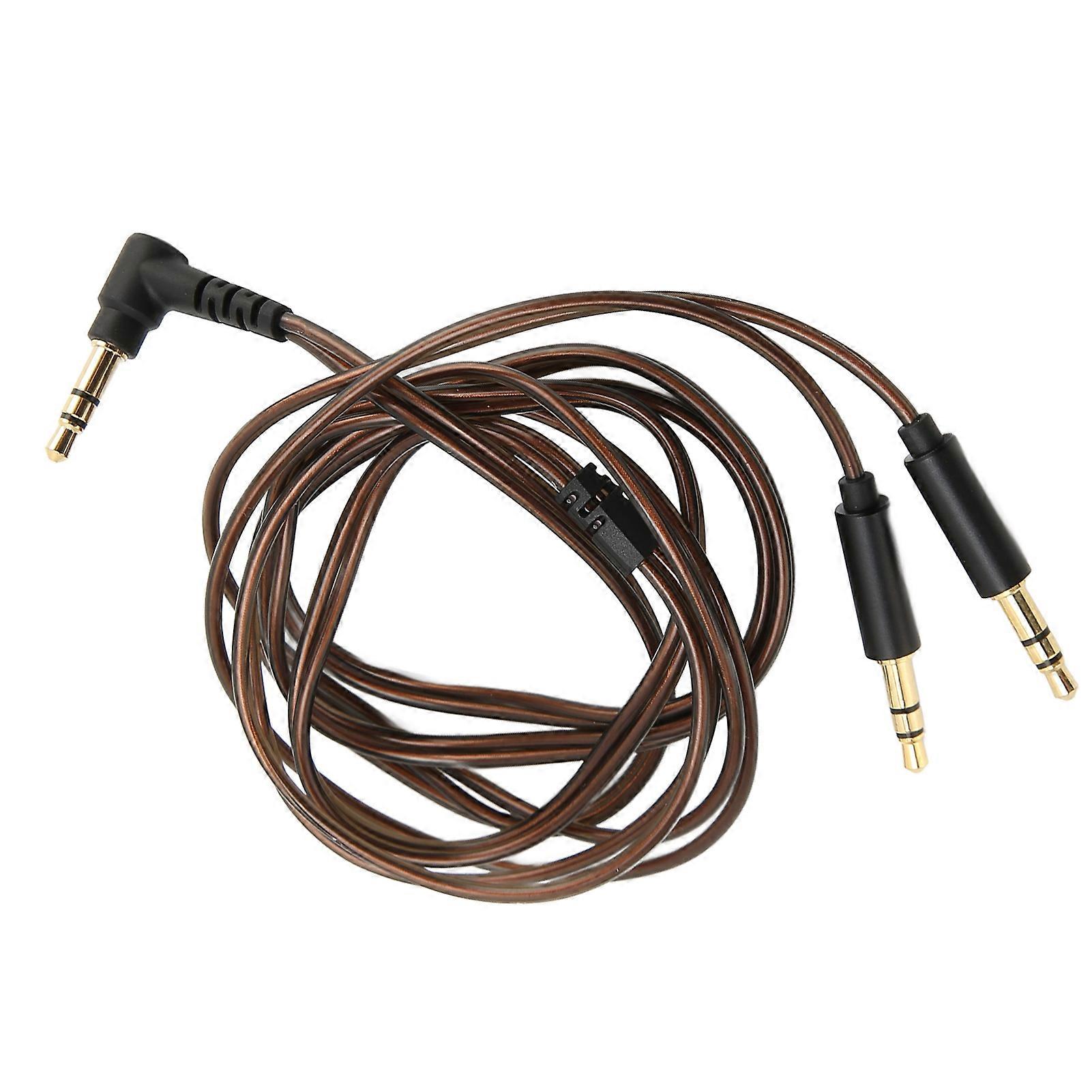 3.5mm To Dual 3.5mm Jack Male Cord Ofc Core Headphone Upgrade Cable For Hifiman Sundara For Arya For Ananda