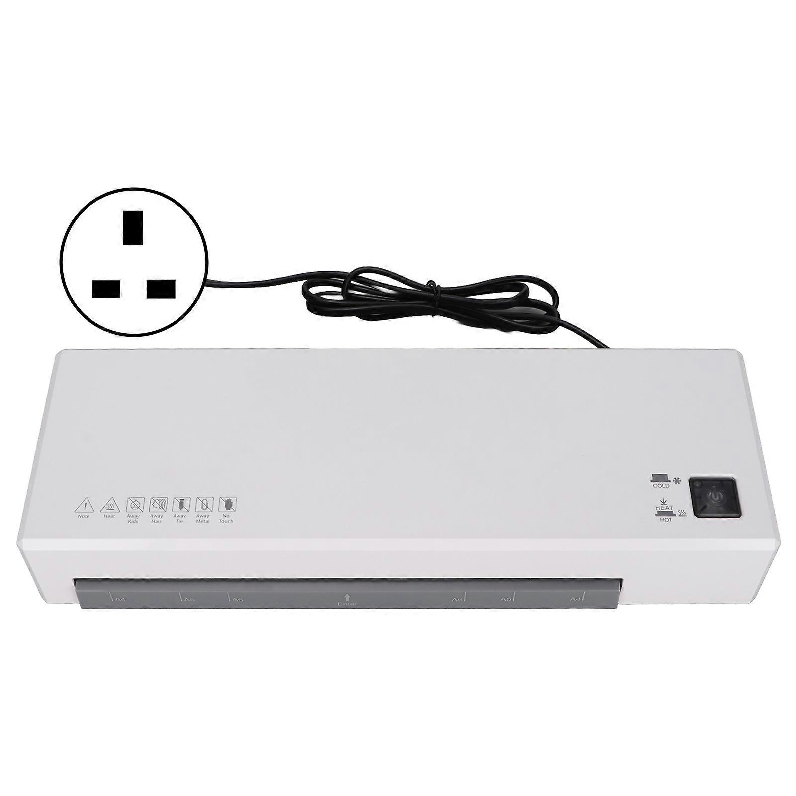 9in Laminator Portable A4 High Speed Hot Cold Lamination Machine with ABS Anti Jam Button for Home Office School