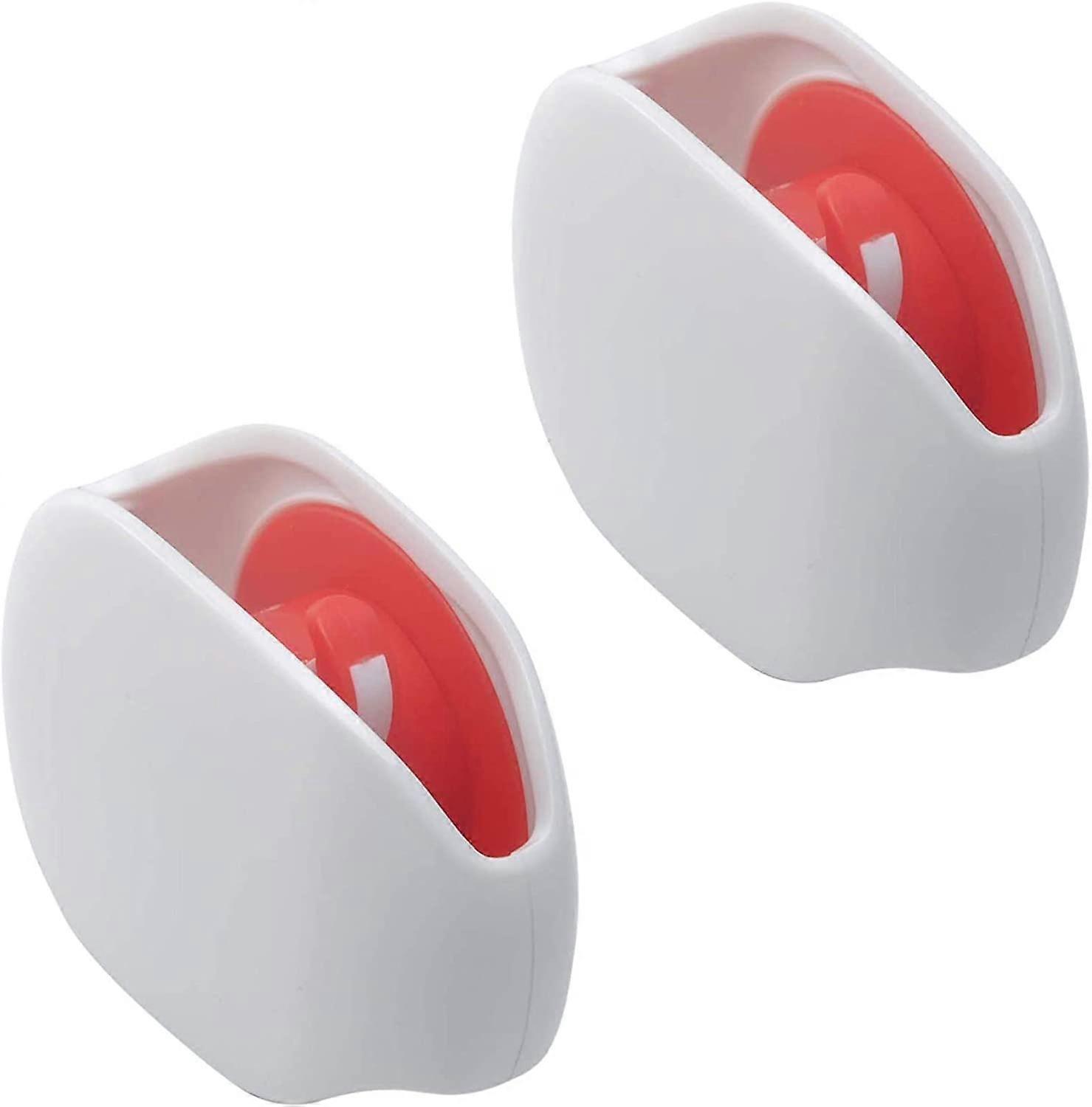 2 Pack Automatic Cable and Reel Storage Box - 7.1 x 5.1 x 2.5cm - White