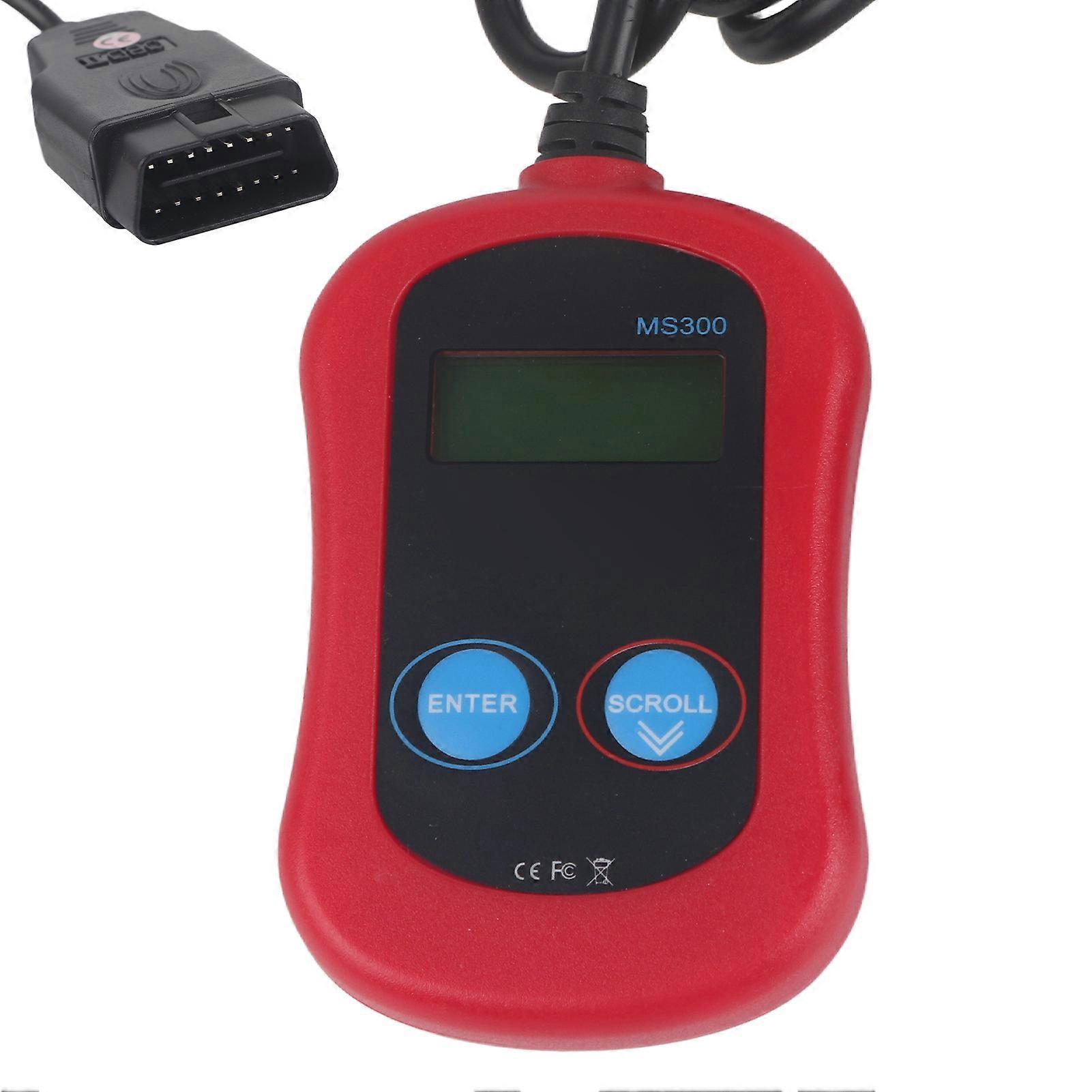 Scanner Code Reader Handhold Car Trouble Detector Device OBDII Diagnostic Tool MS300