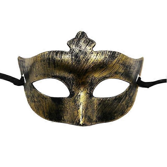 Halloween Eye Mask Metallic Masquerade Mask Half Face Vintage Eye Mask Cosplay Masks Costume Death Dress Up Accessories Dropship