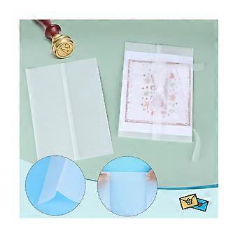 Goefun Pergamentpapier 12,7 X 17,8 Cm – 120 Blatt Vorgefaltet, 115 G/m², Durchscheinend Für Einladungen & Grußkarten